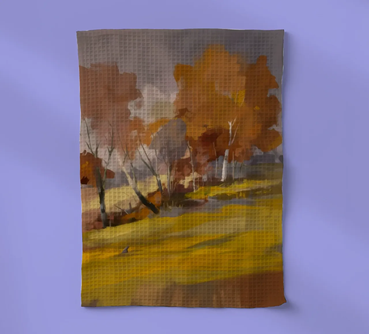 Chemin forestier d'automne torchon de Radiance Landscape
