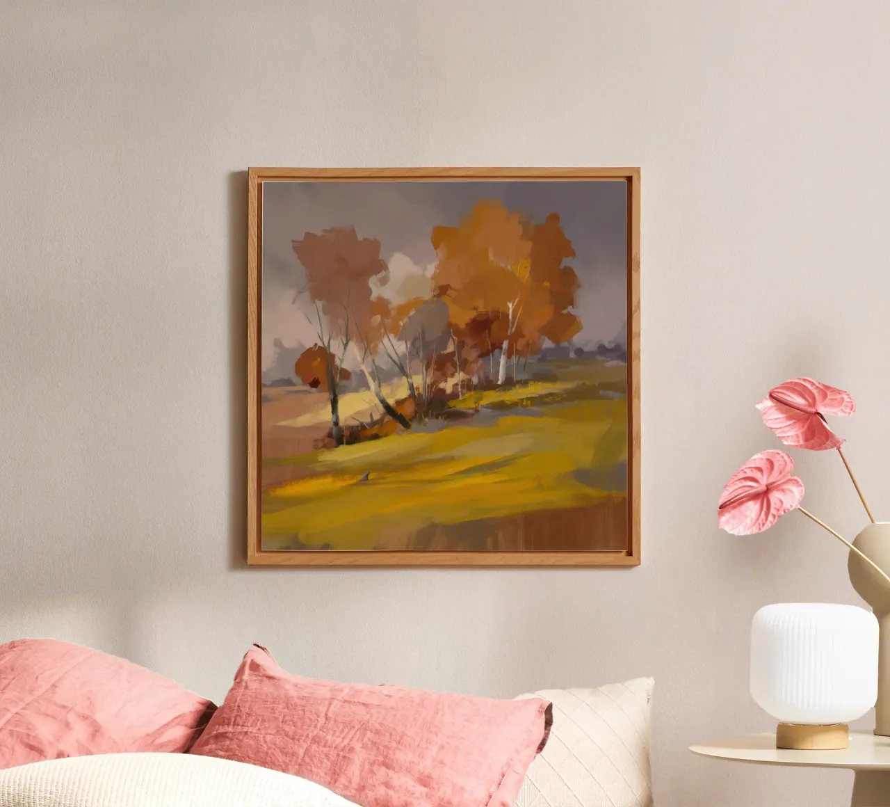 Sentiero forestale d'autunno alluminio dibond da Radiance Landscape