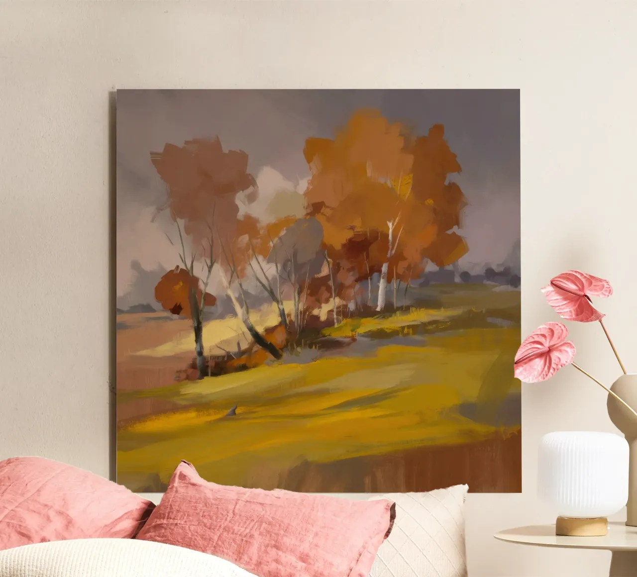 Sentiero forestale d'autunno alluminio dibond da Radiance Landscape