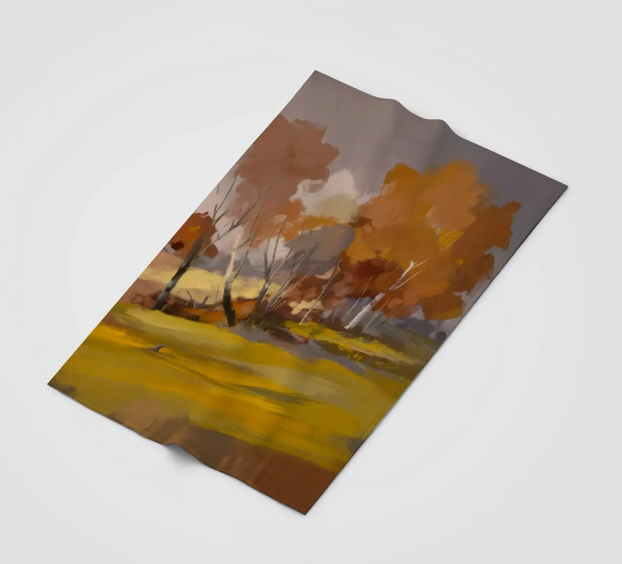 Sentiero forestale d'autunno coperta in pile da Radiance Landscape