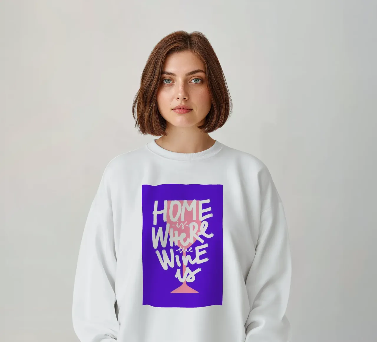 Home Is Where The Wine Is 2 felpa da Pure