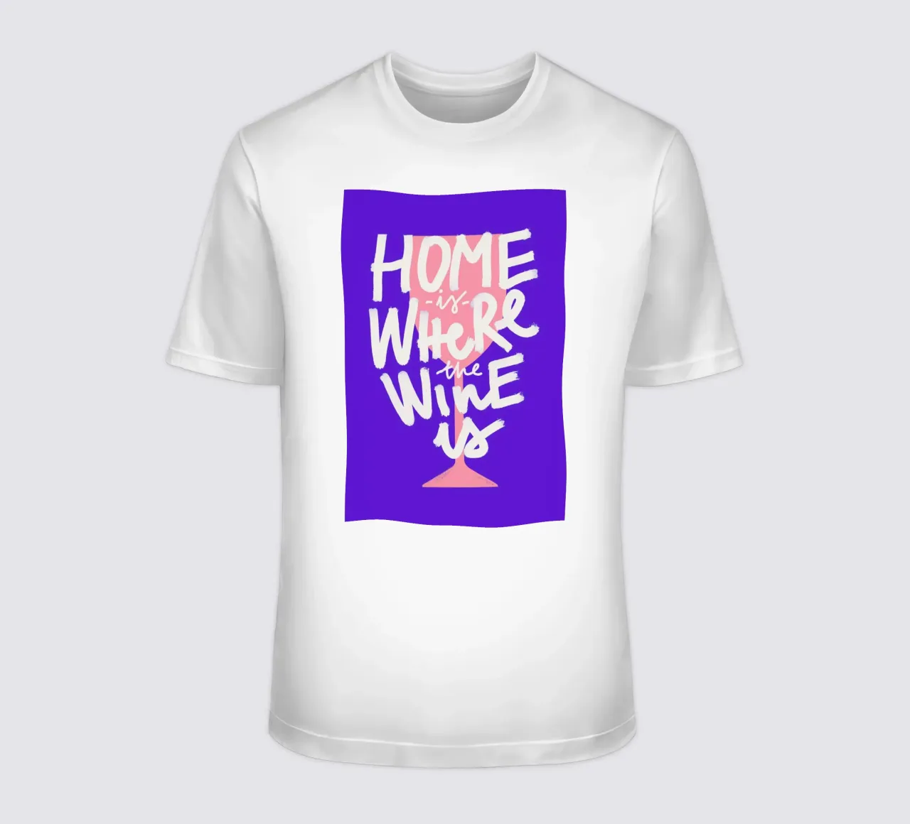 Home Is Where The Wine Is 2 t-shirt da Pure
