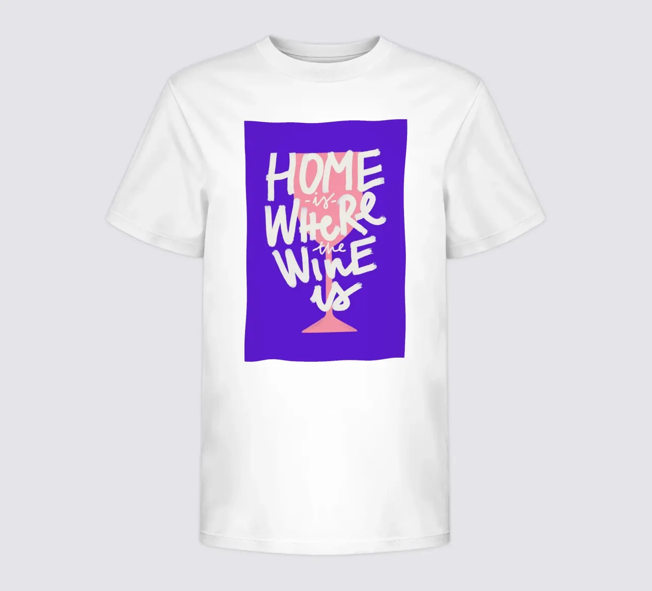 Home Is Where The Wine Is 2 t-shirt bambini da Pure