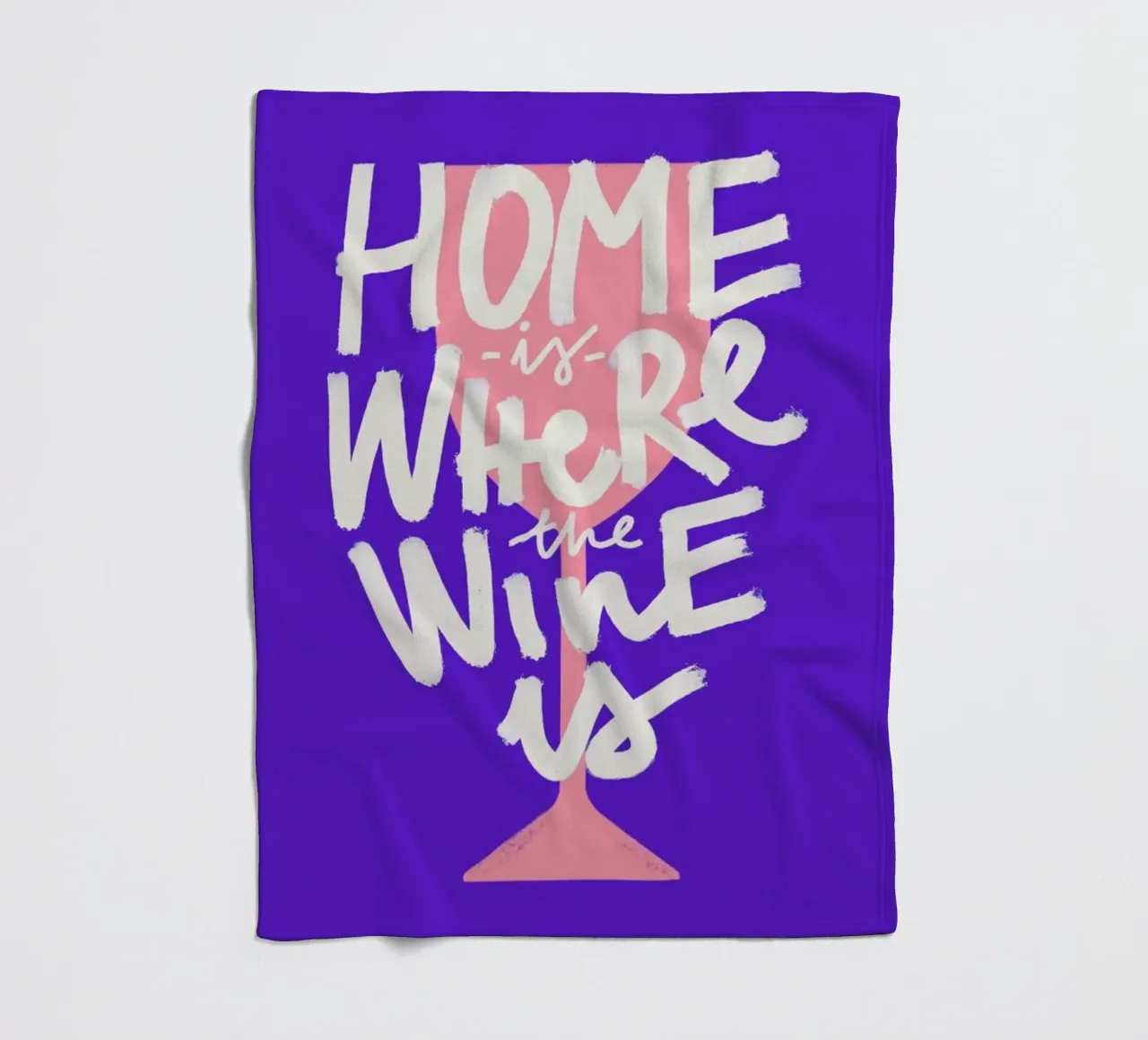 Home Is Where The Wine Is 2 coperta in pile da Pure