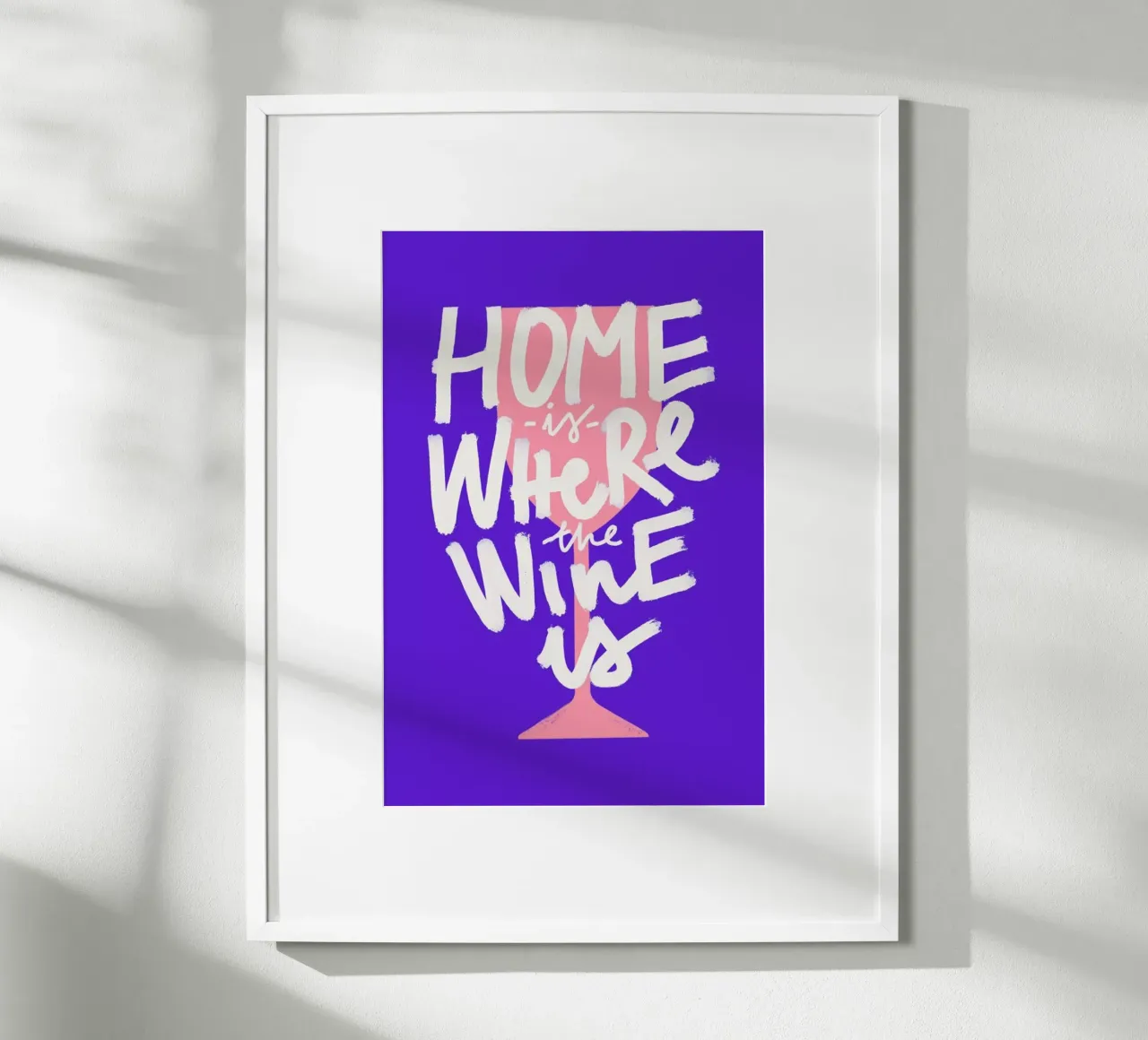 Home Is Where The Wine Is 2 hahnemühle de Pure