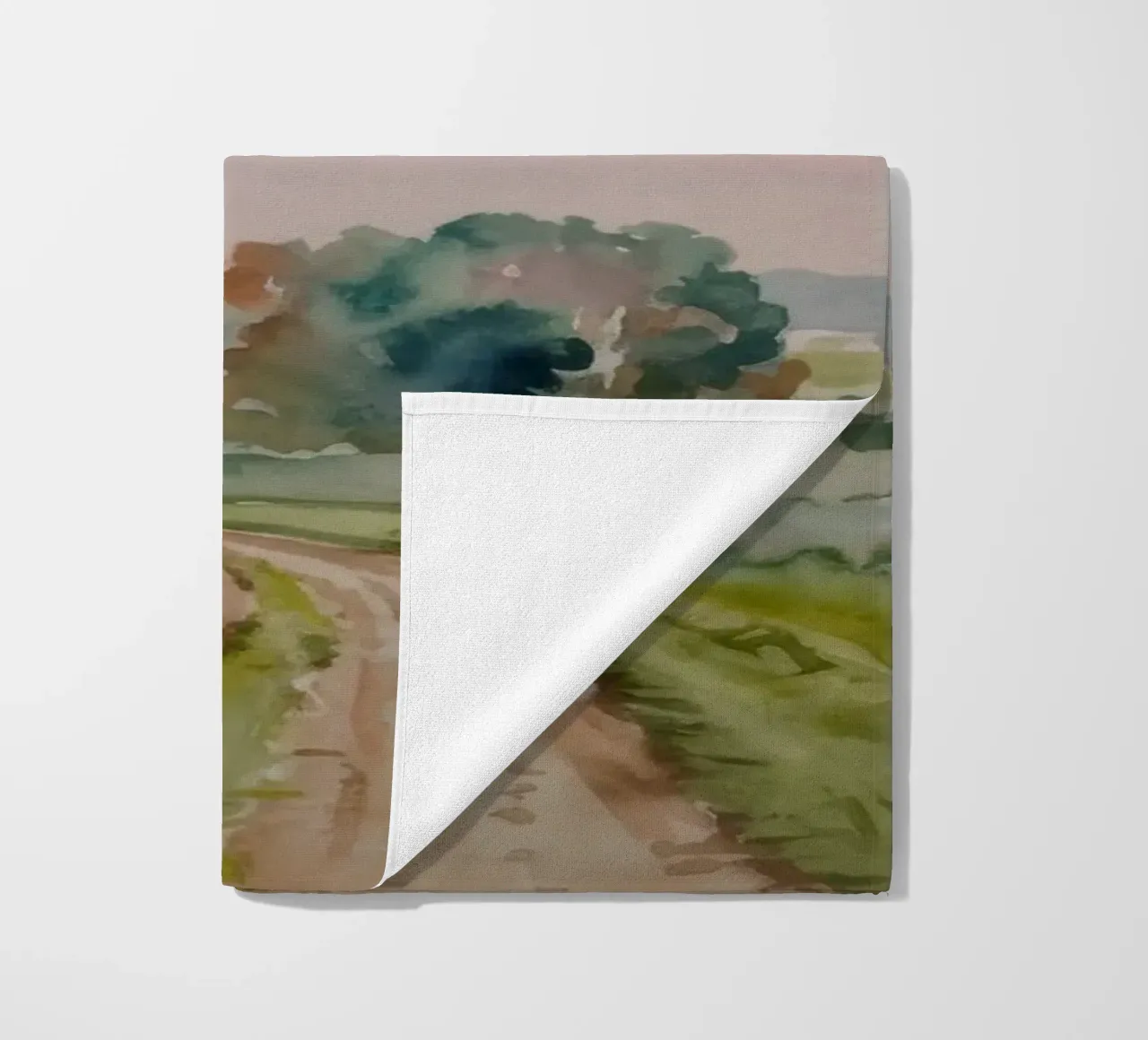 Pastel Fields Vista beach towel by Lush Essence