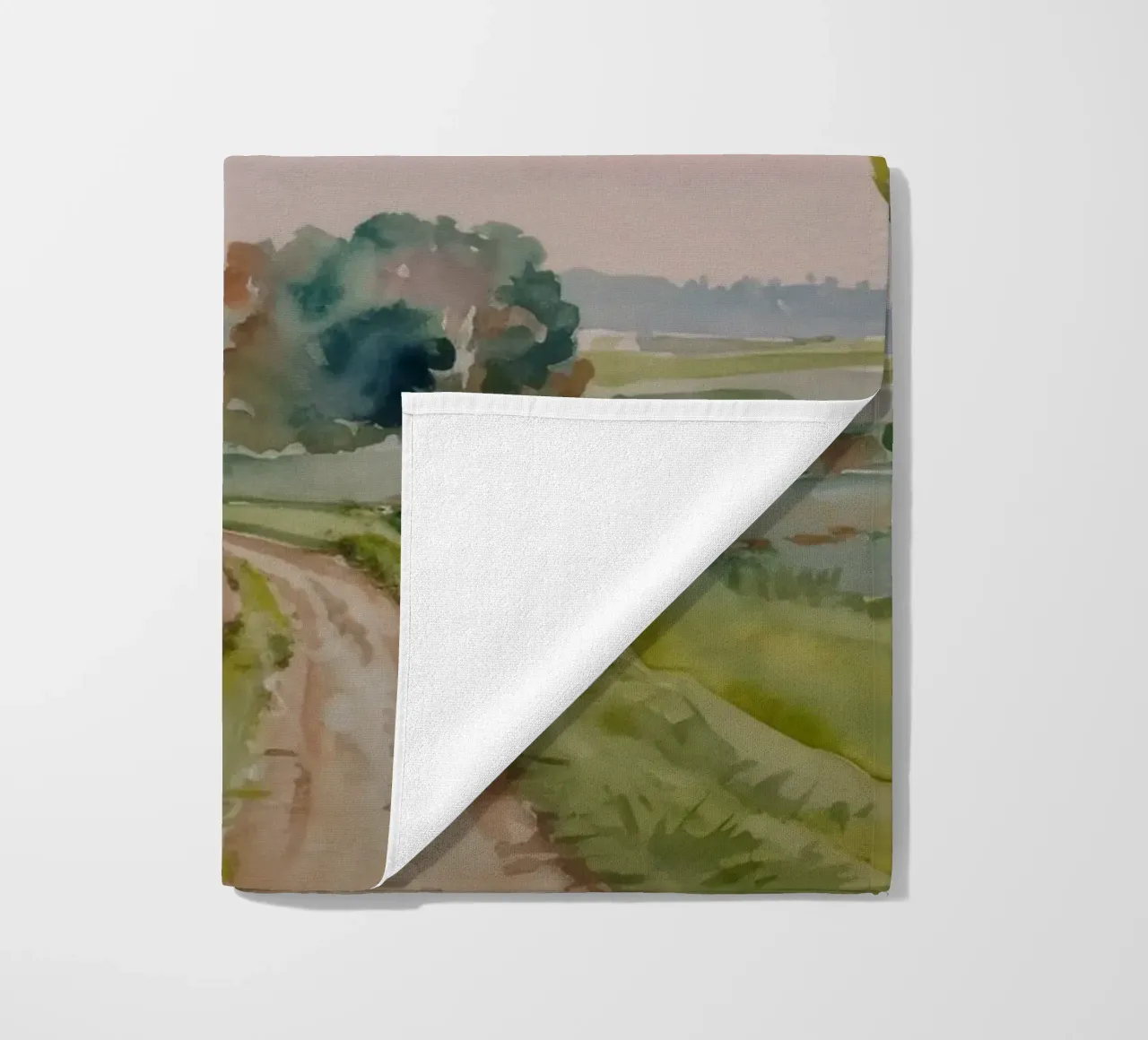 Pastel Fields Vista beach towel by Lush Essence