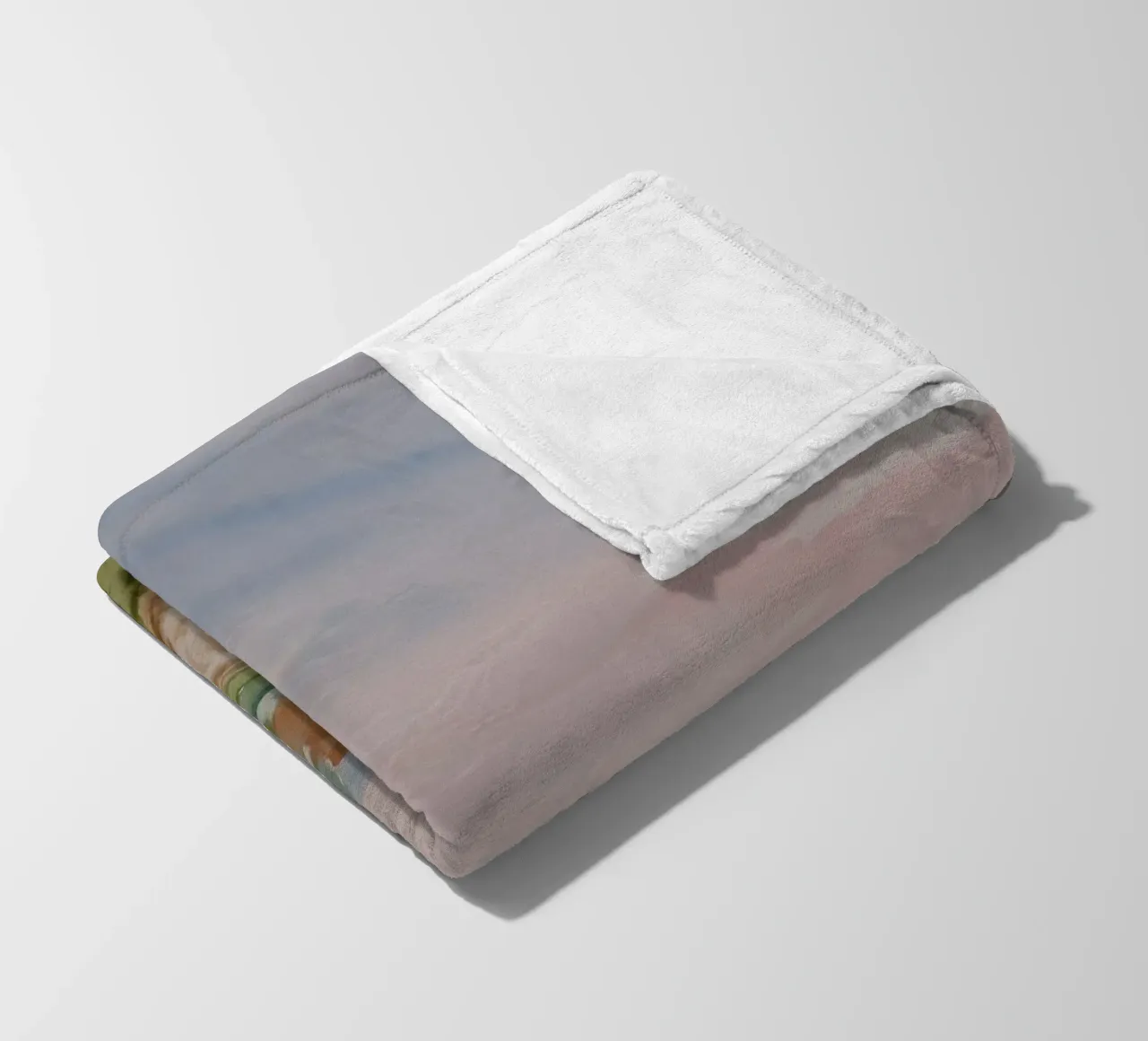 Pastel Fields Vista fleece blanket by Lush Essence