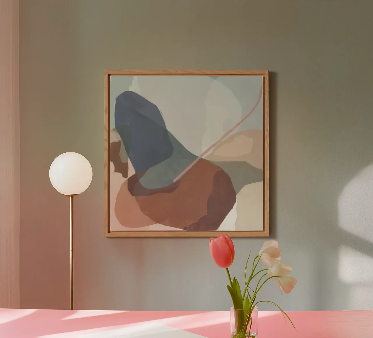 Flusso di sussurri terracquei pannello forex da Vivid Reverie