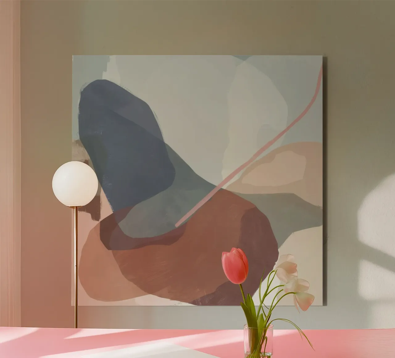 Flusso di sussurri terracquei pannello forex da Vivid Reverie