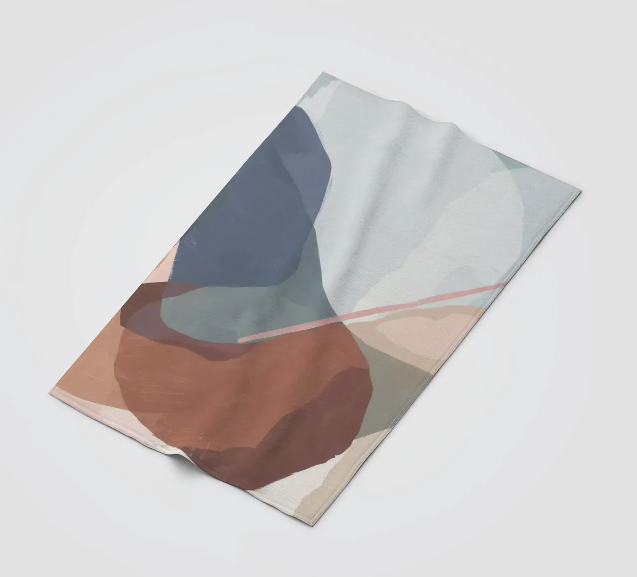 Terraqueous Whisper Flow Fleecedecke von Vivid Reverie