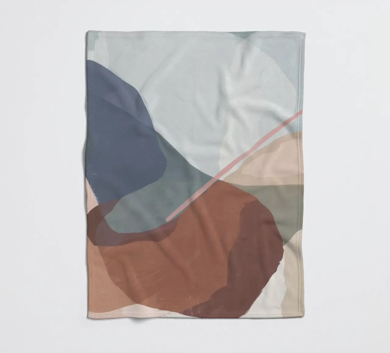 Terraqueous Whisper Flow Fleecedecke von Vivid Reverie