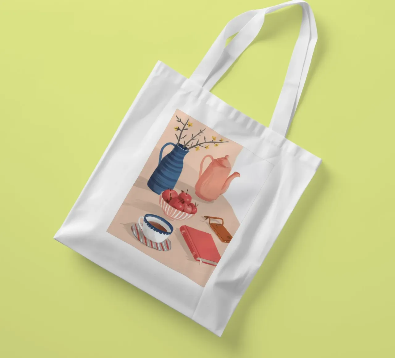 Poetic Teatime Peace tote bag by Moonlite Desire