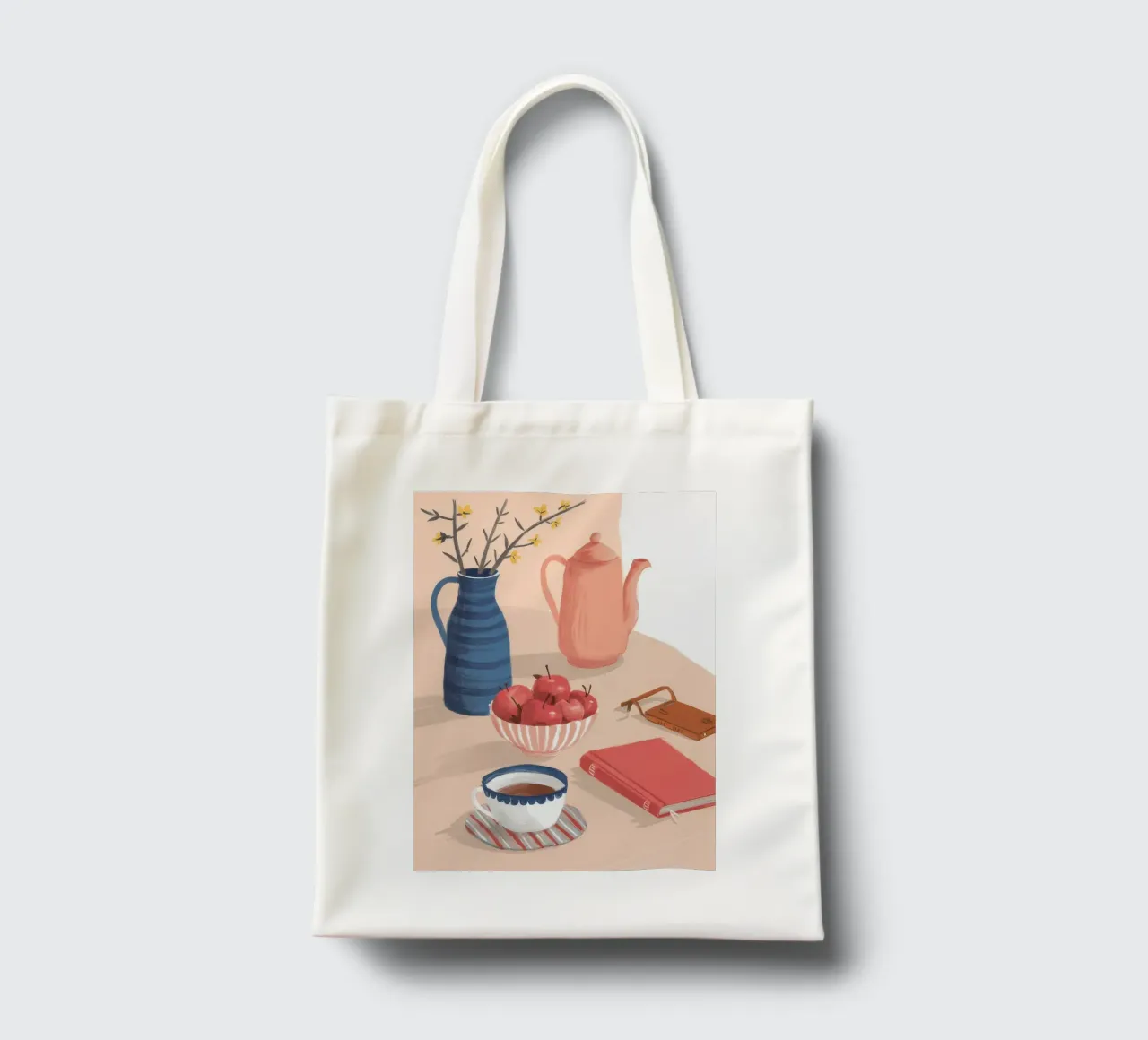 Poetic Teatime Peace tote bag by Moonlite Desire