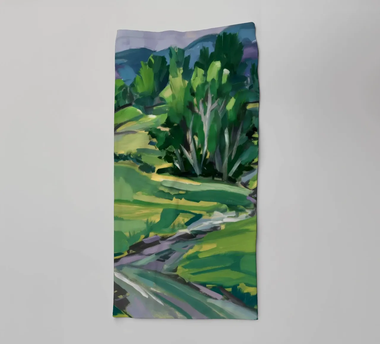 Verdant Valley Stream towel by Lush Essence