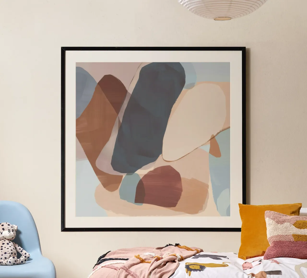 Clay Tone Melody poster con telaio in alluminio da Vivid Reverie
