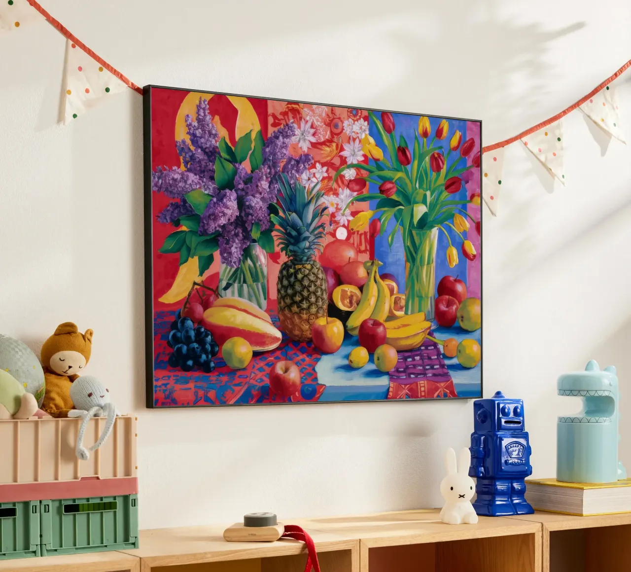 Stravaganza floreale tropicale alluminio dibond da Lush Essence