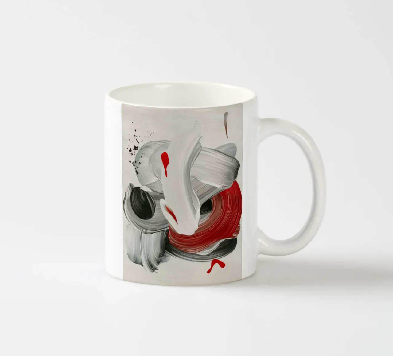 Crimson Vortex Fury tazza in ceramica da Vivid Reverie