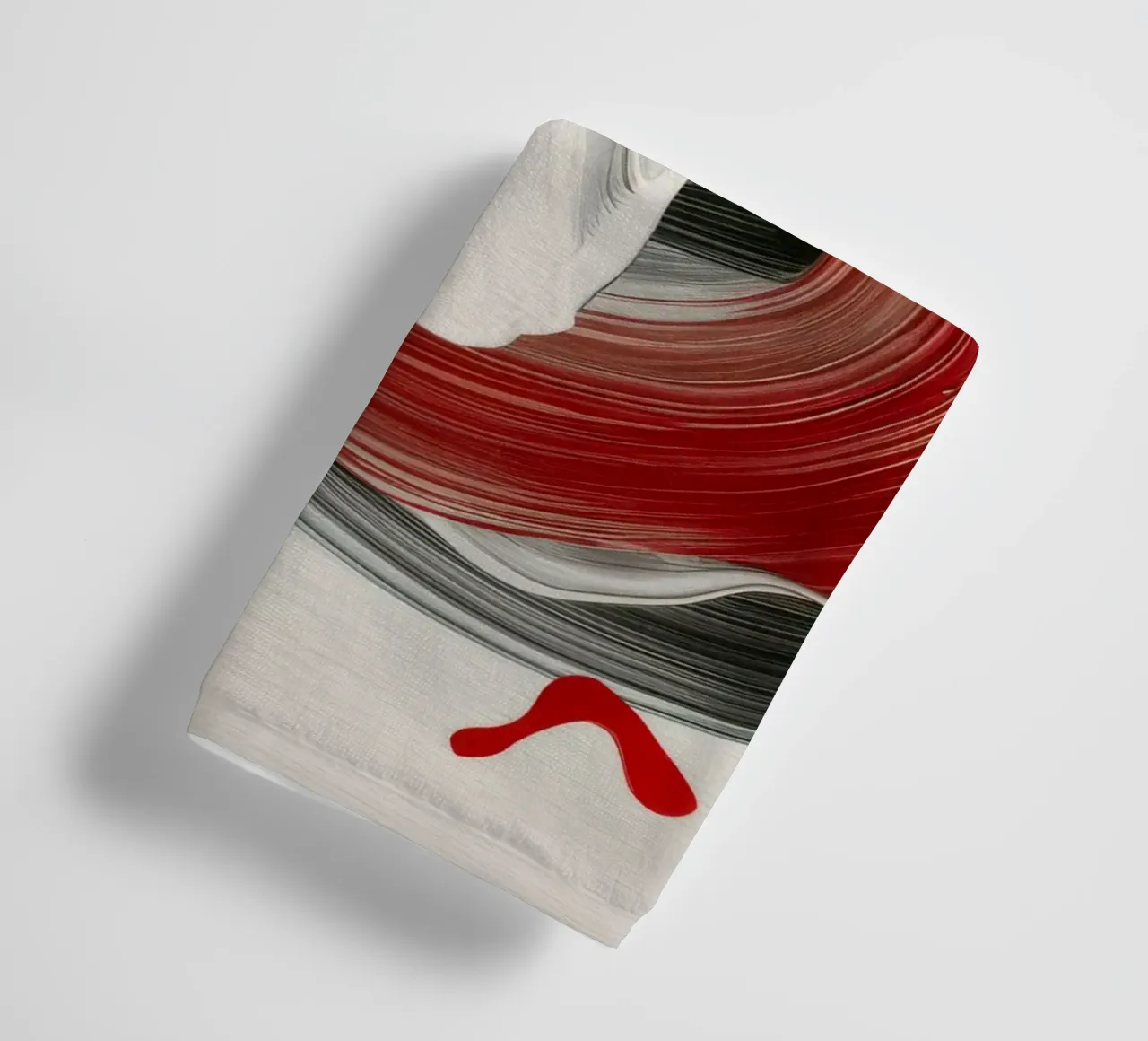 Crimson Vortex Fury asciugamano da bagno da Vivid Reverie