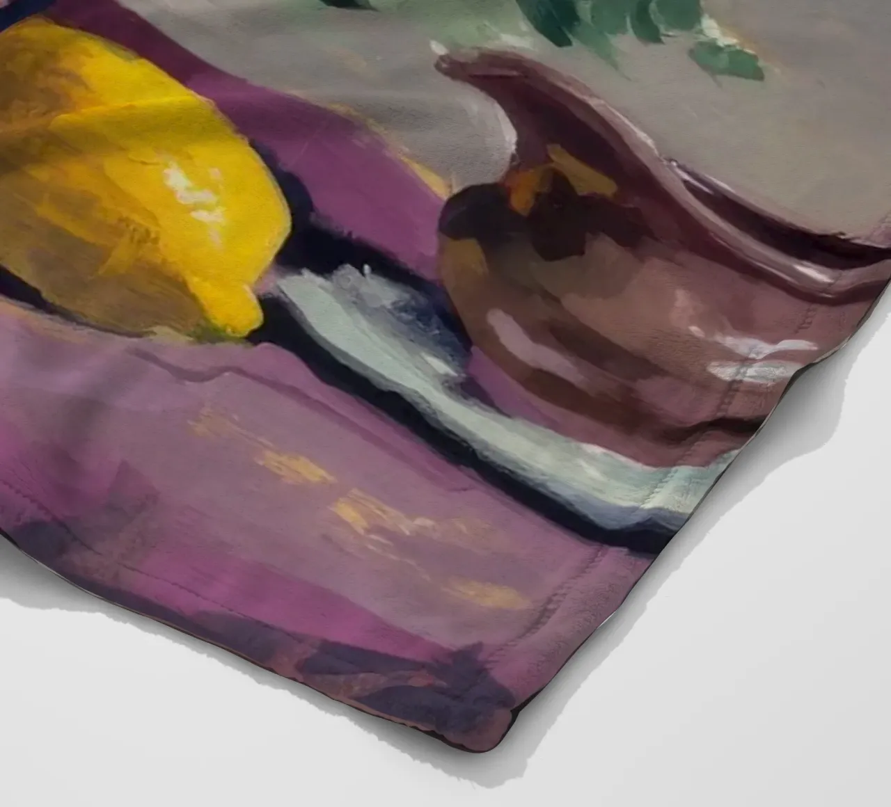 Lilac Copper Lustre fleece blanket by Radiance Landscape