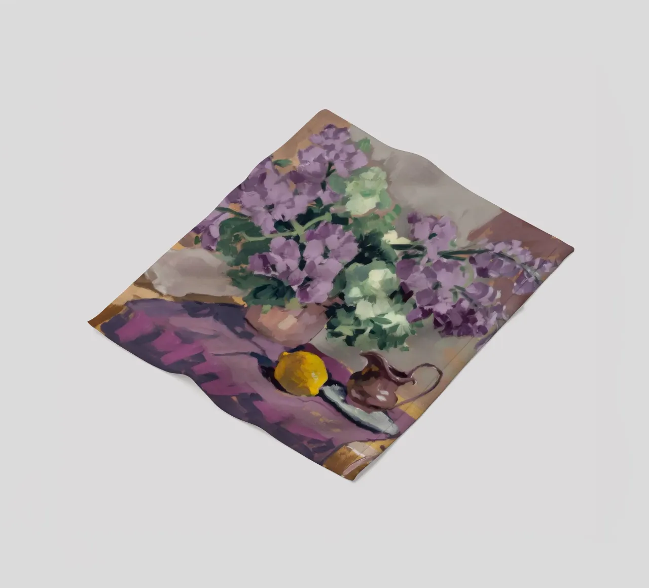 Lilac Copper Lustre fleece blanket by Radiance Landscape