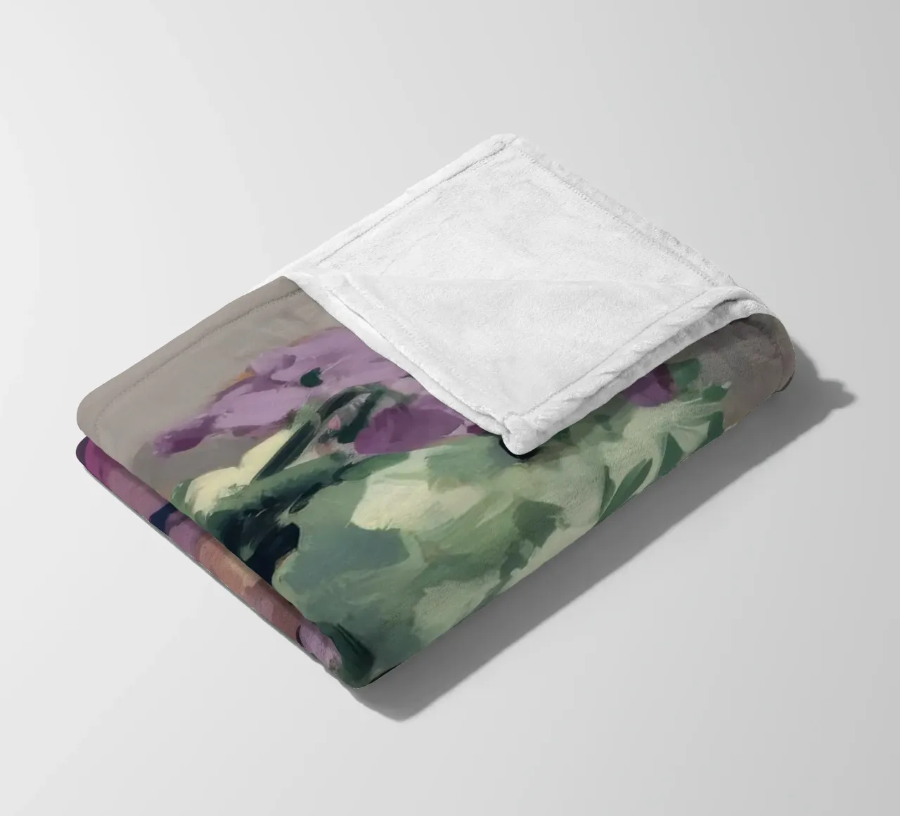Lilac Copper Lustre fleece blanket by Radiance Landscape