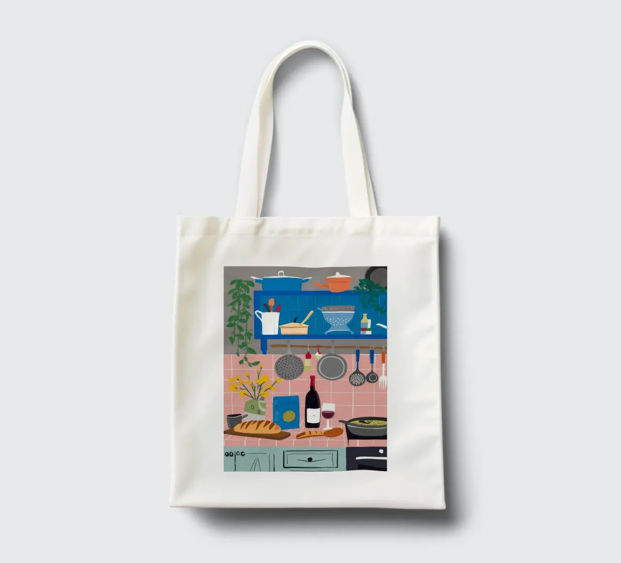 Storia di una cucina rustica borsa in juta da Moonlite Desire