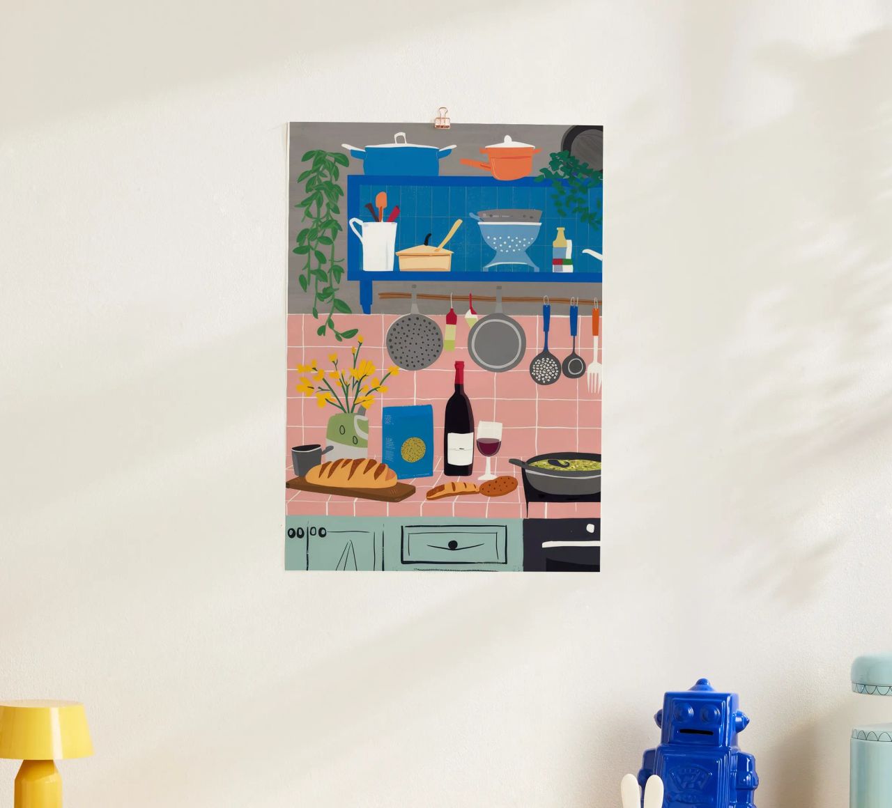 Histoire d'une cuisine rustique poster de Moonlite Desire