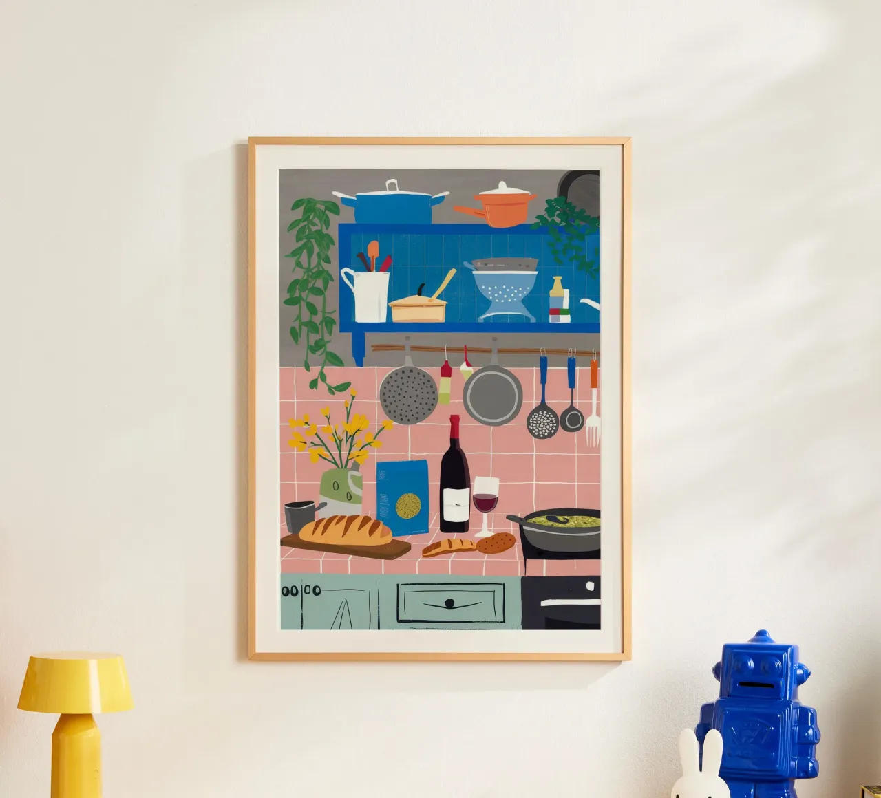 Storia di una cucina rustica carta hahnemühle da Moonlite Desire