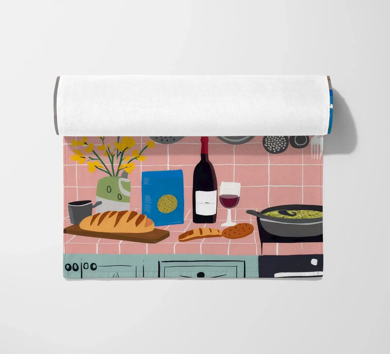 Storia di una cucina rustica telo mare da Moonlite Desire