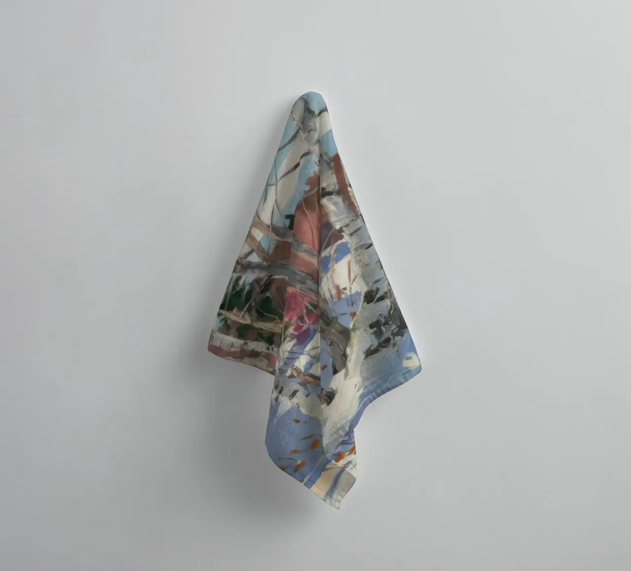 Birch Forest Snowfall towel by Lush Essence