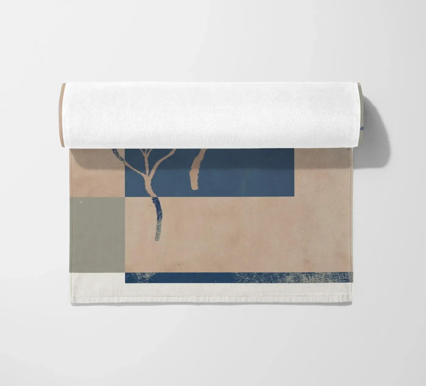 Framed Leafs serviette de plage de treechild