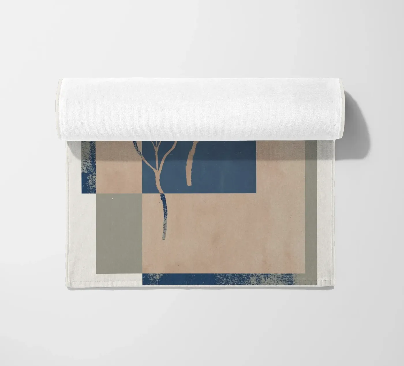 Framed Leafs serviette de plage de treechild