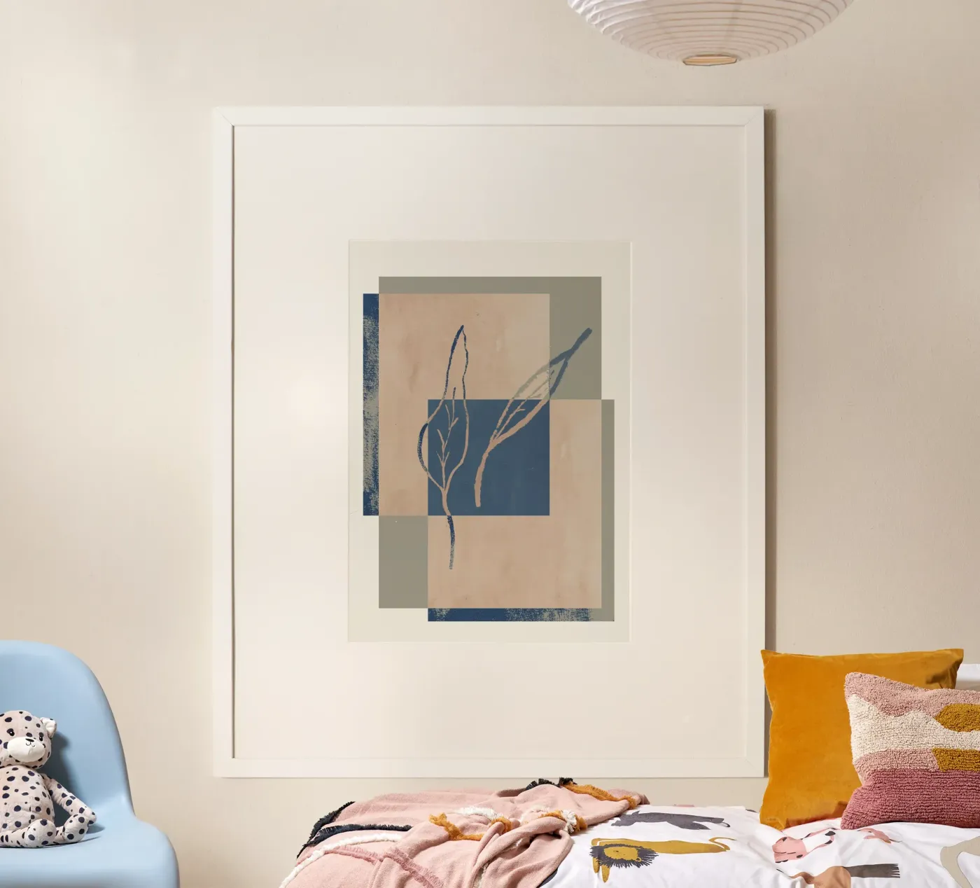 Framed Leafs poster da treechild