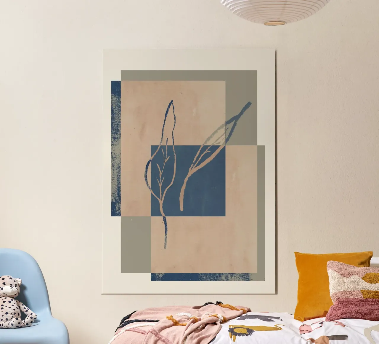 Framed Leafs poster da treechild