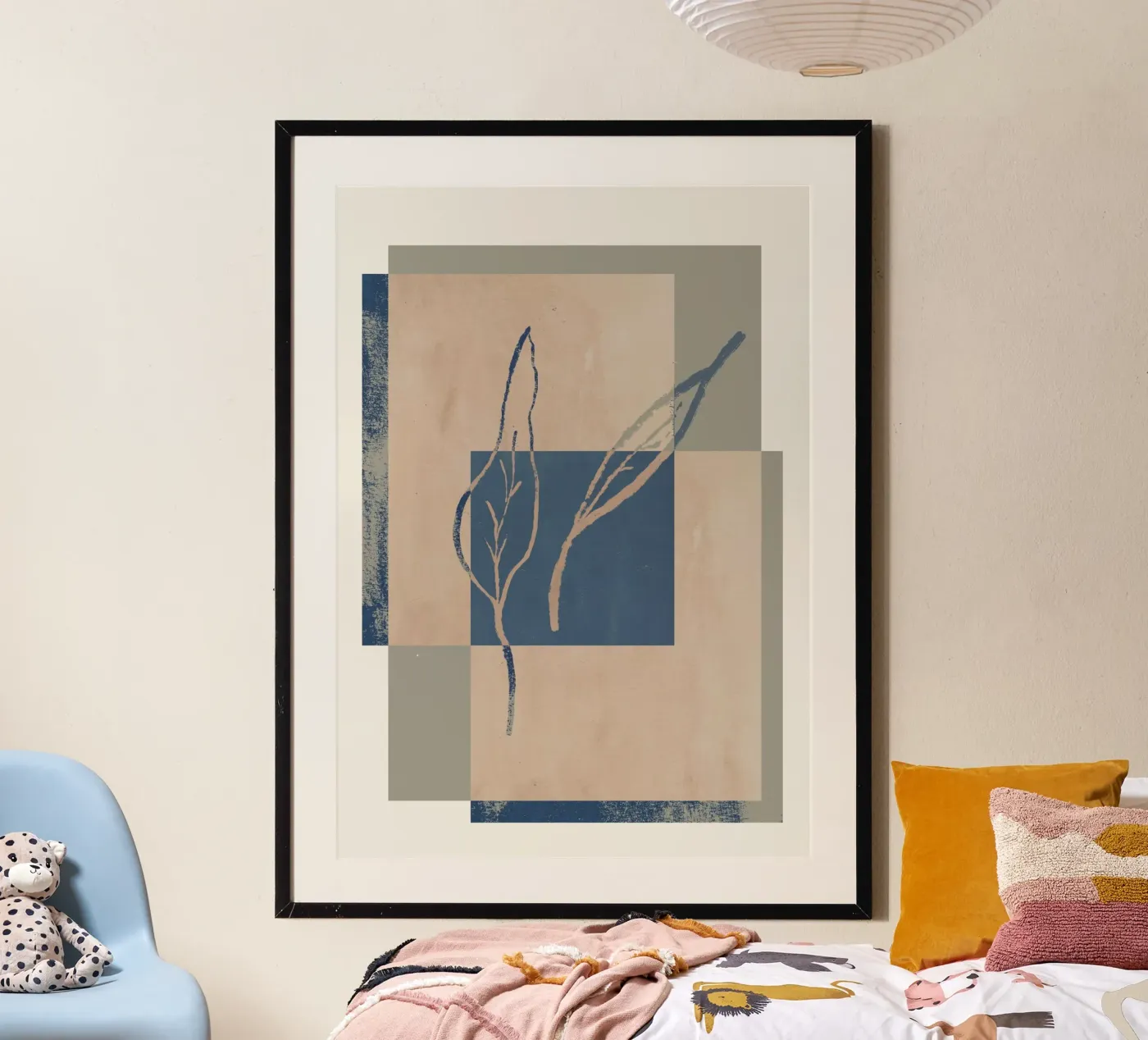 Framed Leafs poster da treechild