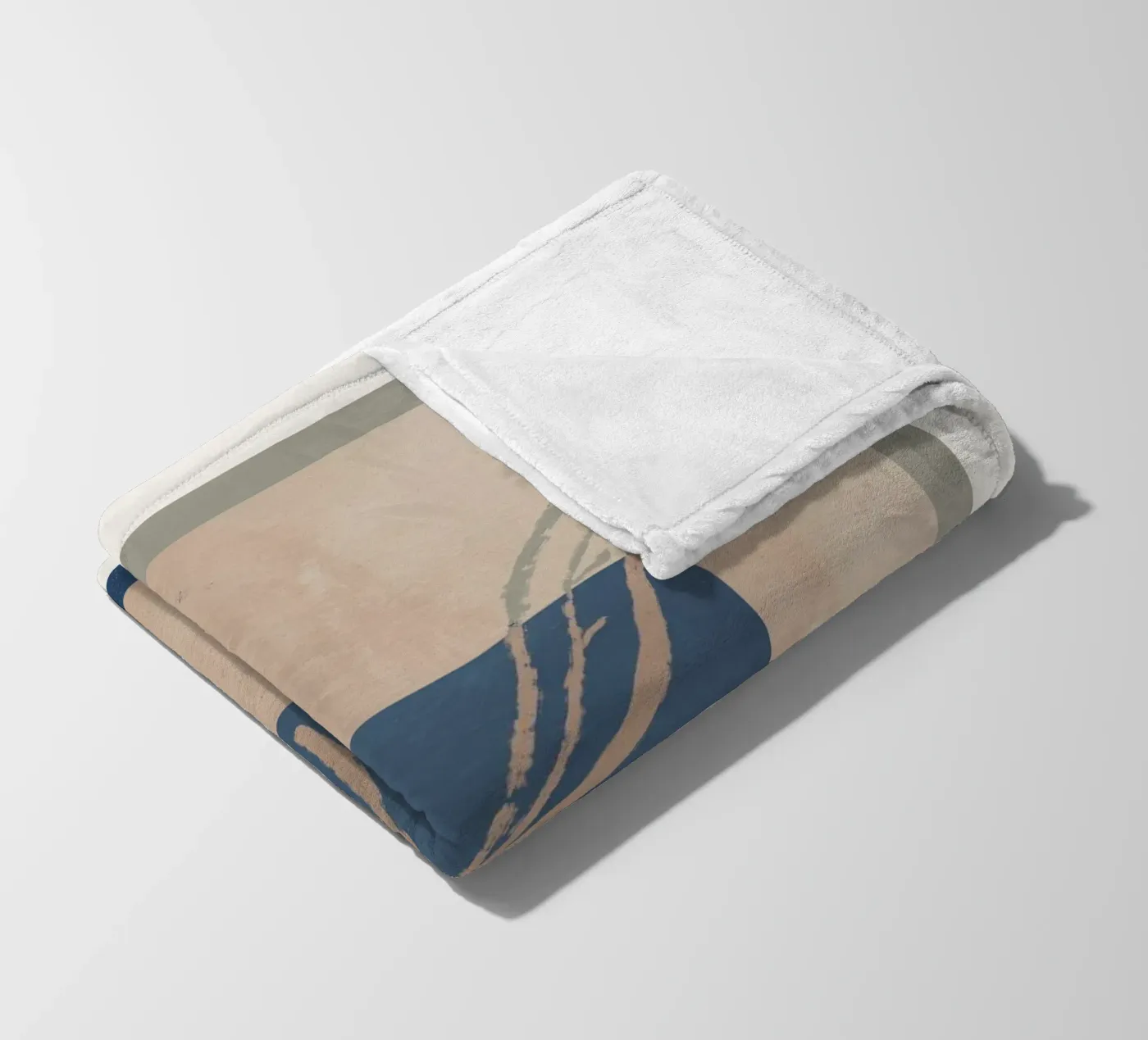 Framed Leafs Fleecedecke von treechild