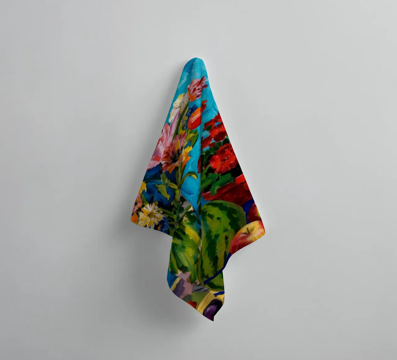Crimson Bloom Watermelon towel by Lush Essence