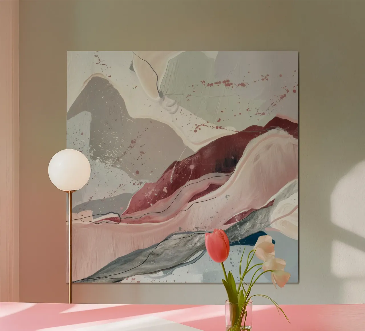 Rosenstaub-Horizont Poster von Vivid Reverie