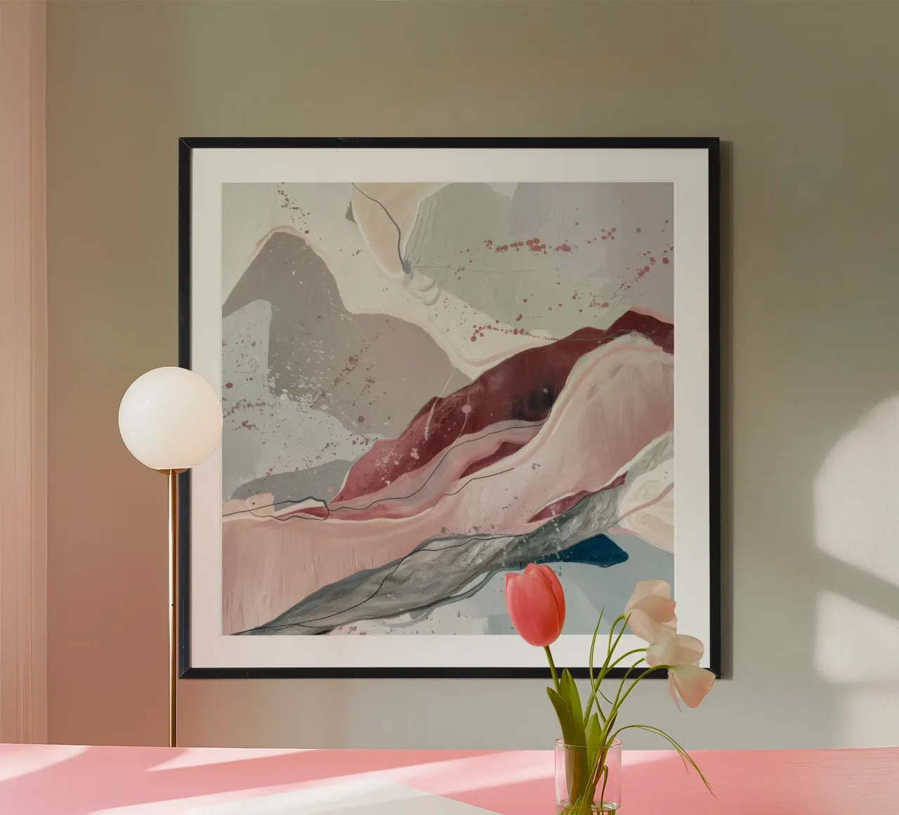 Rosenstaub-Horizont Poster von Vivid Reverie