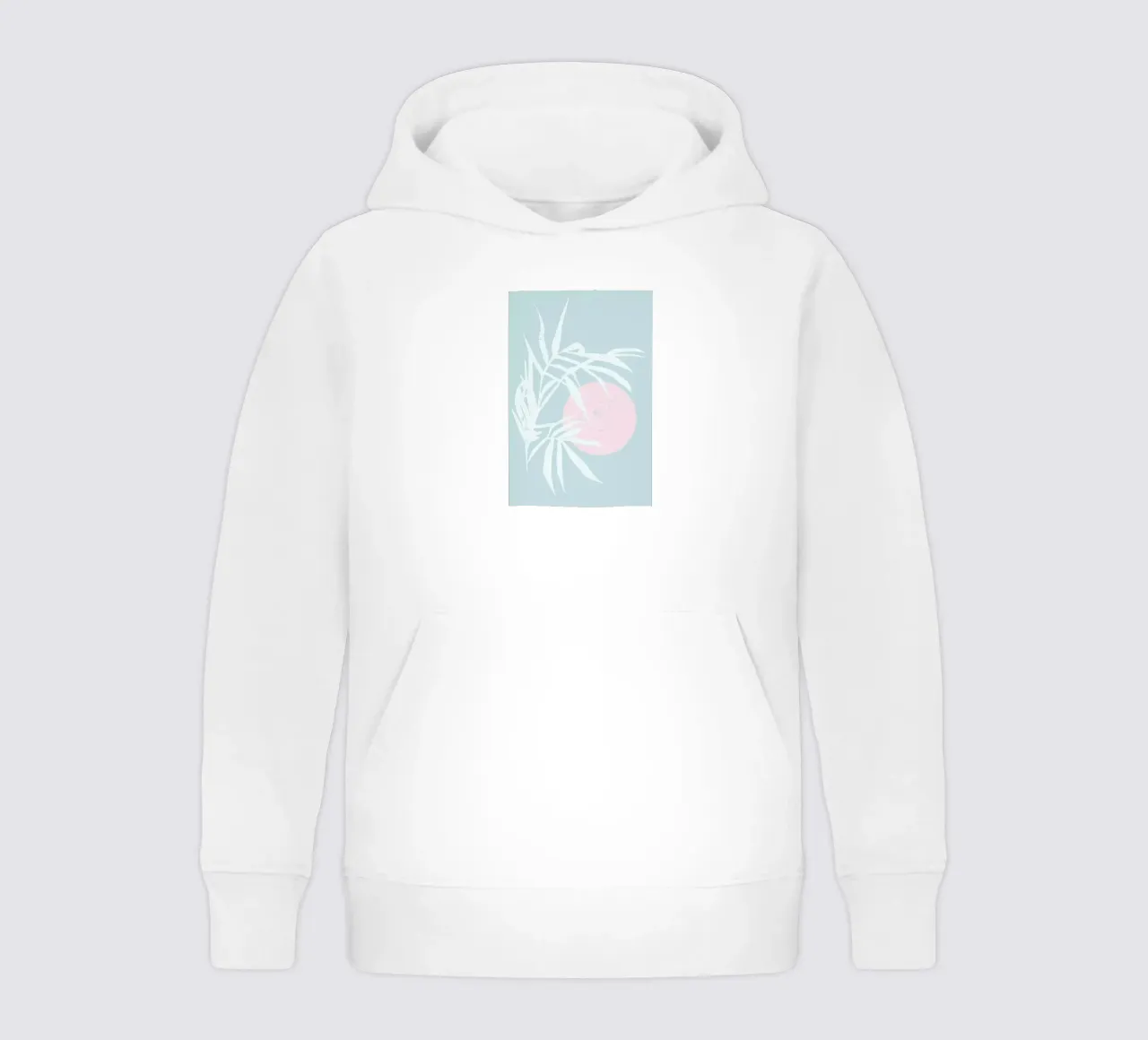 Pastel Field III felpa bambino con cappuccio da Pure