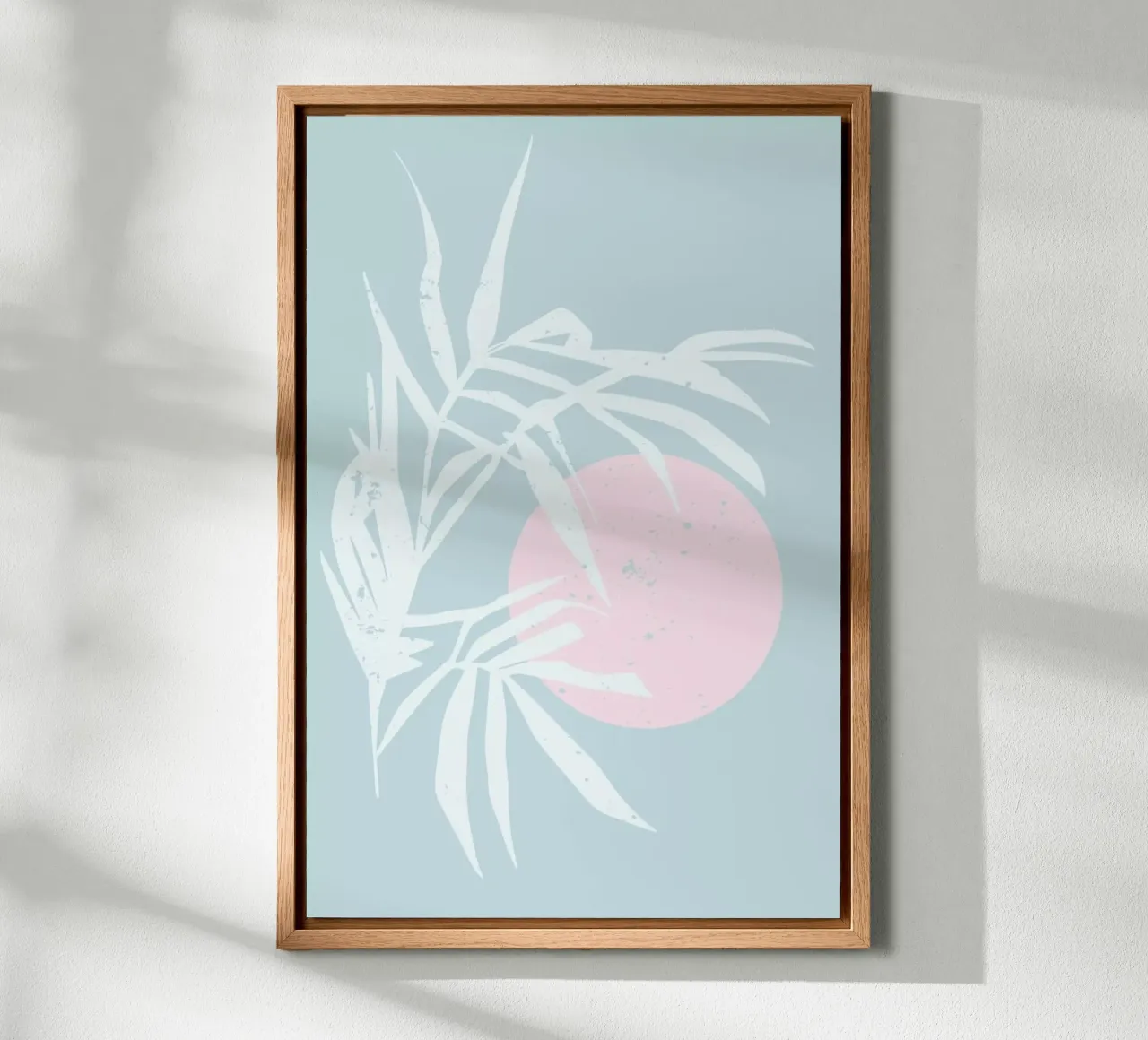 Pastel Field III tela con Cornice a cassetta da Pure