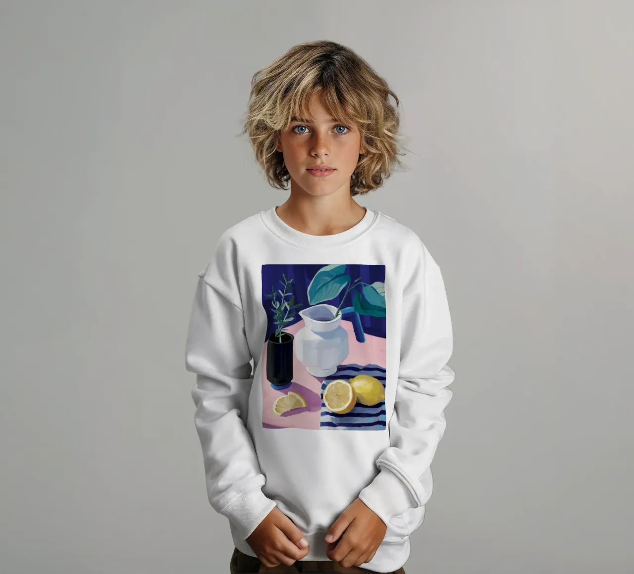 Lemon Pitcher Light Kinder Sweatshirt von Moonlite Desire