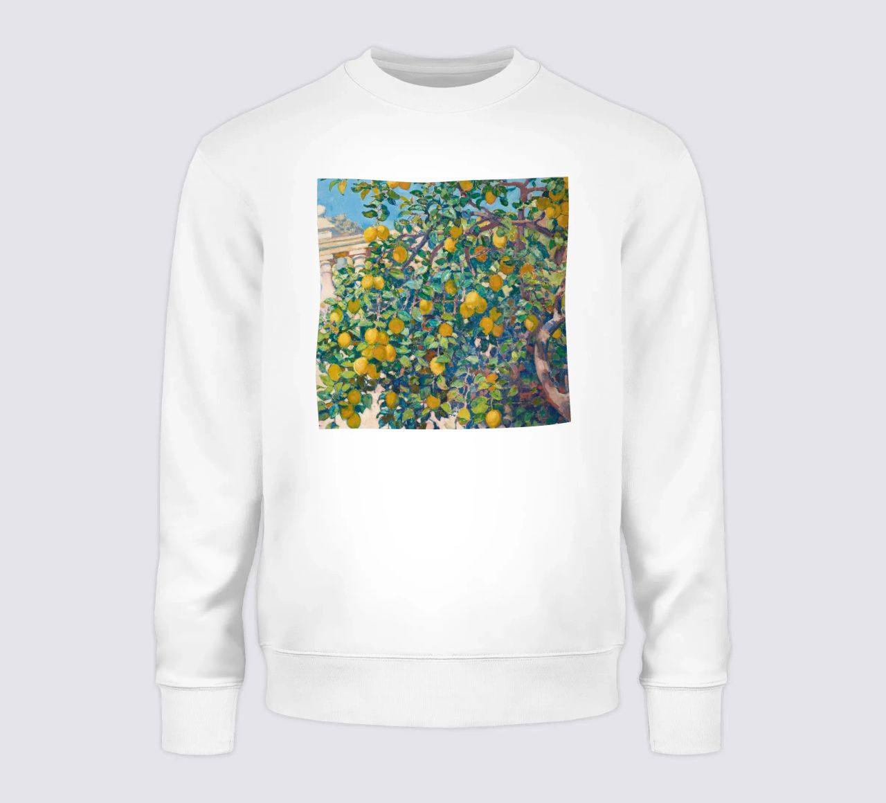 Alberi di limone a La Mortola - Theo van Rysselberghe felpa da Lucypants