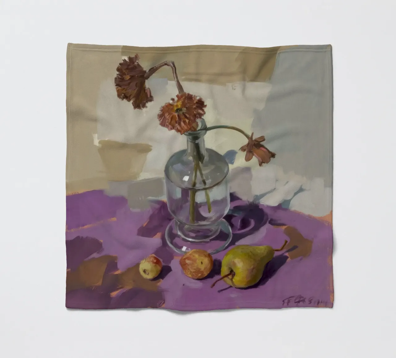 Pear's Shadowed Grace fleece blanket by Lush Essence