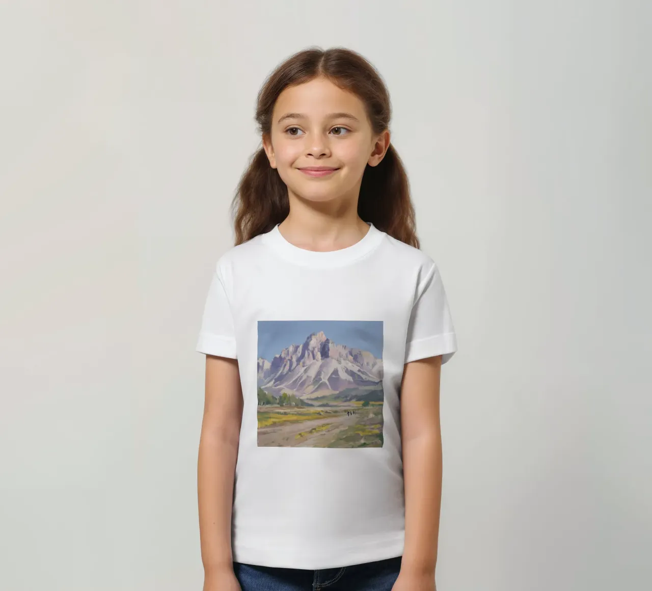 La maestosità innevata del picco t-shirt bambini da Radiance Landscape