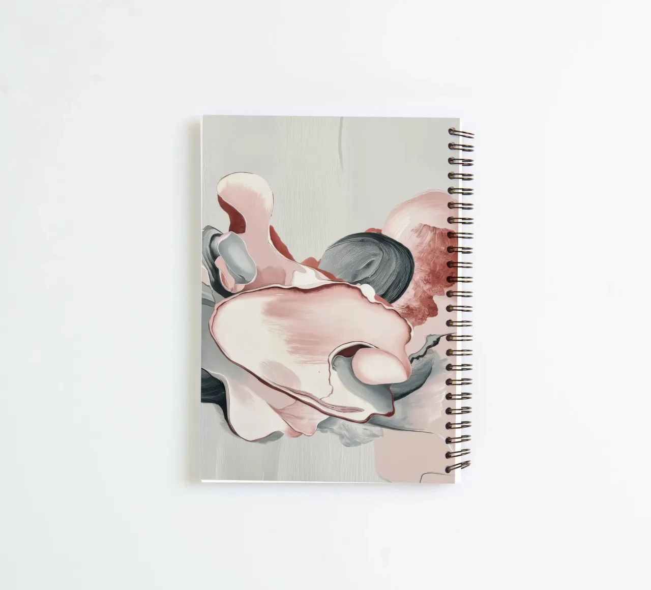 Satin Form Embrace spiral notebook by Vivid Reverie