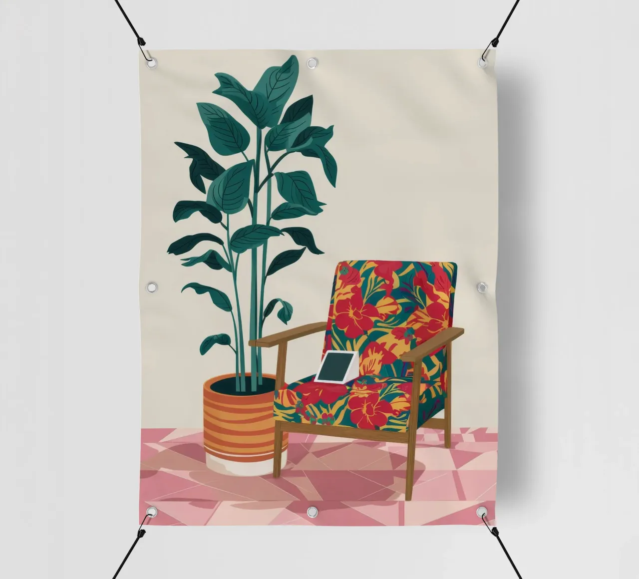 Poltrona Jungle Nook telo in pvc da Moonlite Desire