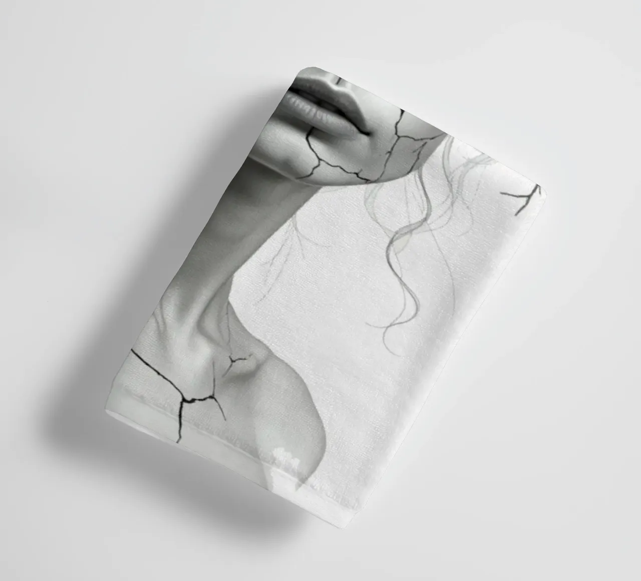 Corona di quiete asciugamano da bagno da Dustlight Atelier