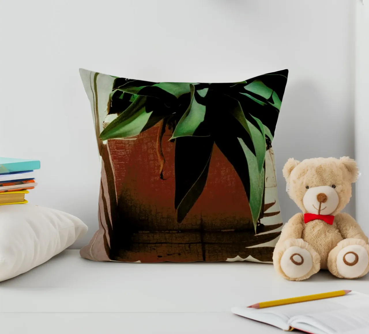 Analog Series Plant By The Pool cuscino da Sebastian Hilgetag